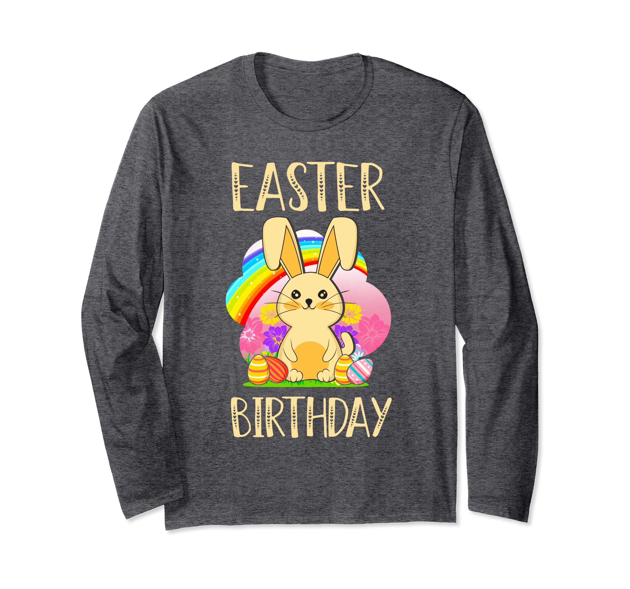 Easter Birthday T Shirt Easter Egg &amp; Bunny Gift Women Girls