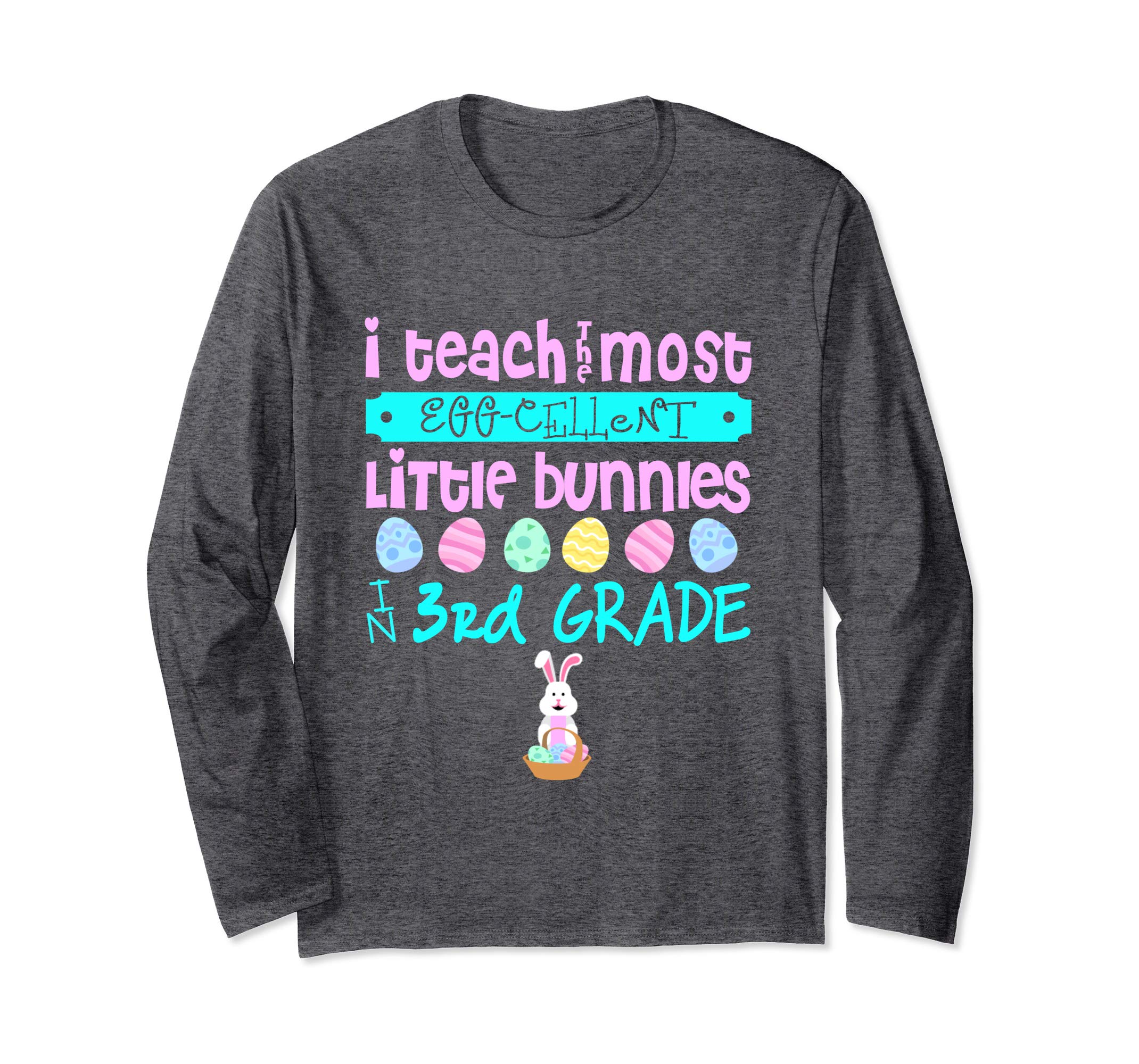 Easter Egg Long Sleeve Shirt - 3rd Grade Teachers Gift