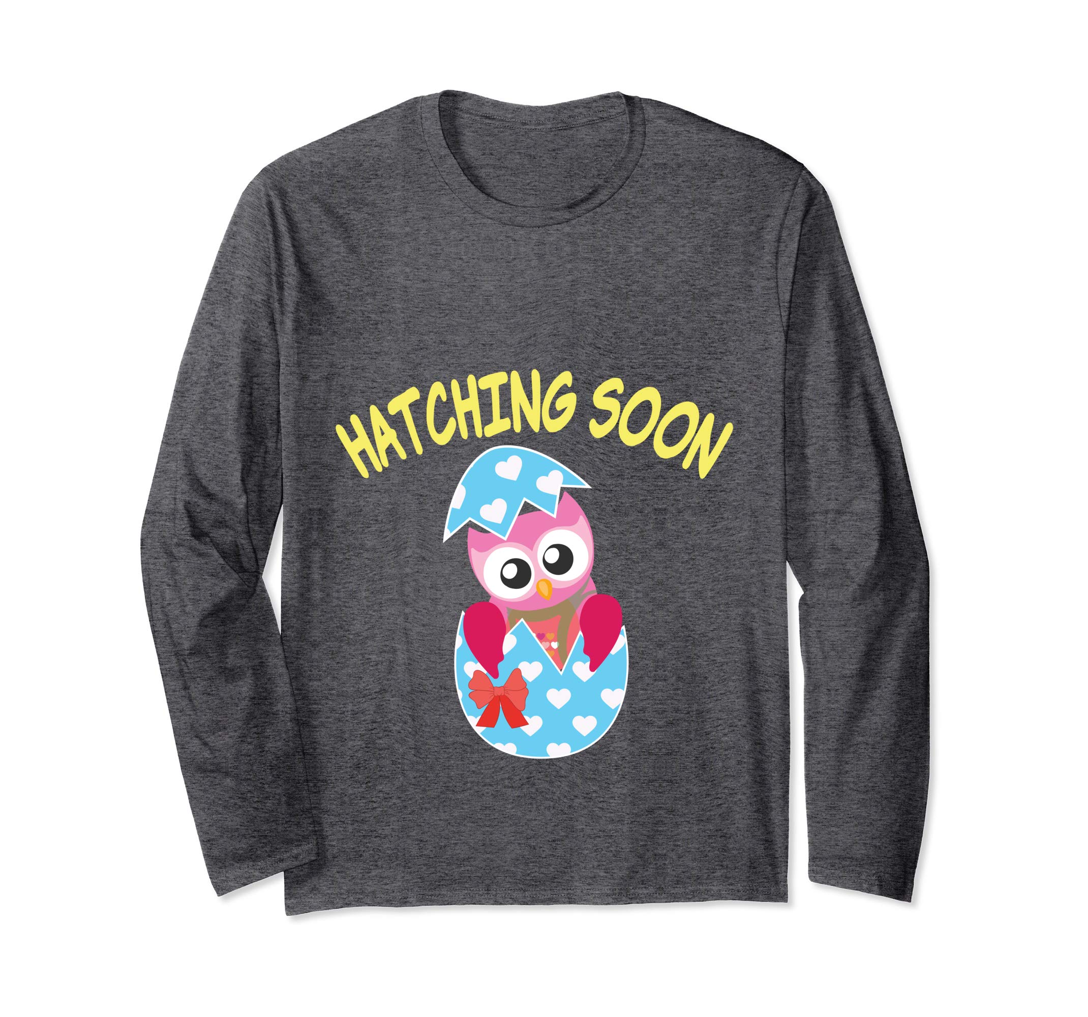 Easter Owl Hatching Soon T-Shirt Pregnancy Announcement Love