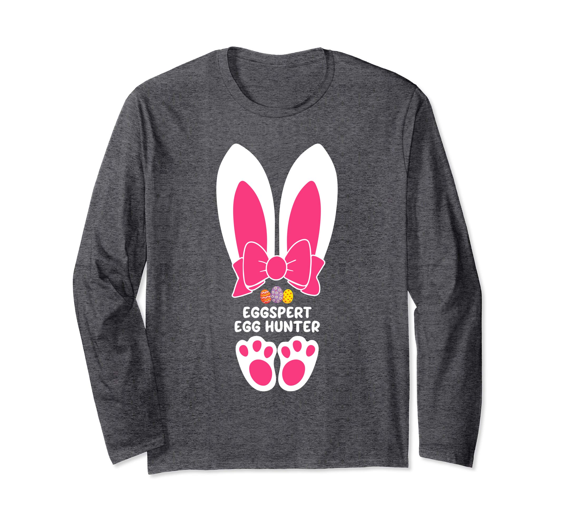 Eggspert Egg Hunter Happy Easter Long Sleeve T Shirt Gift