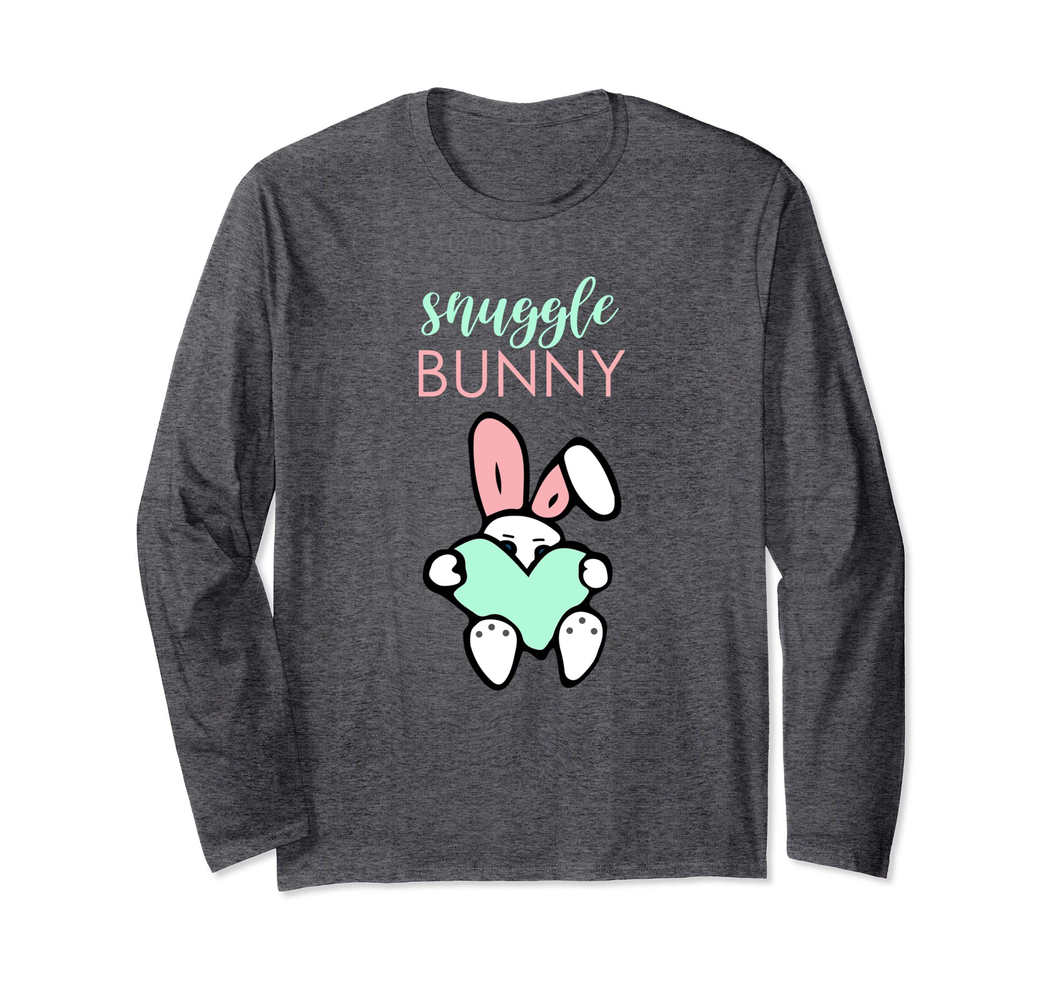 Snuggle Bunny Cute Easter Rabbit T-Shirt Bunny Heart Gift
