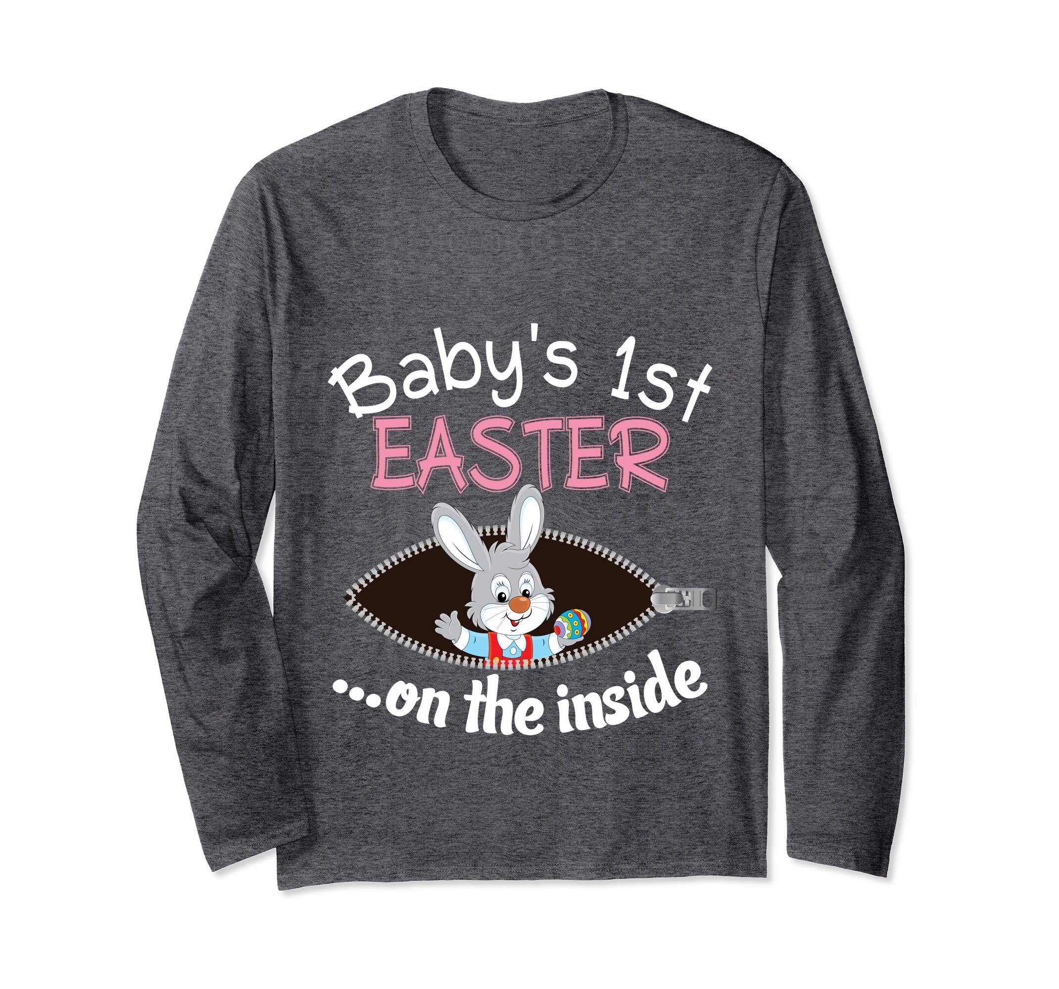 Baby 1st Easter On The Inside T-Shirt Pregnancy Announcement