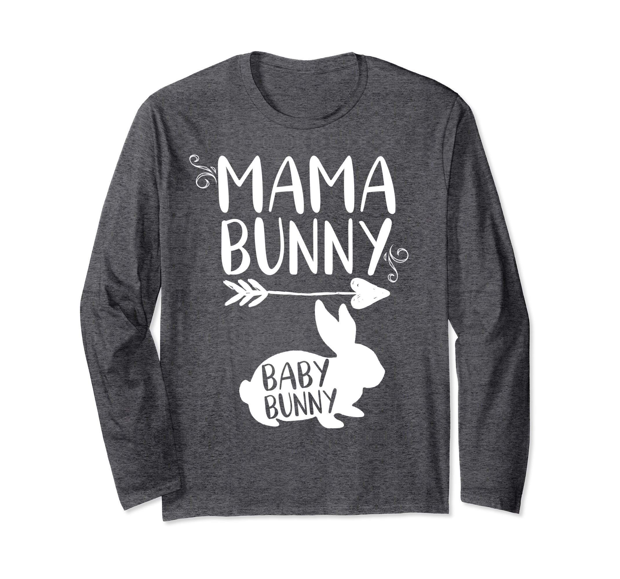 Mama Bunny Cute Easter Longsleeve Shirt Pregnant Mom Gift