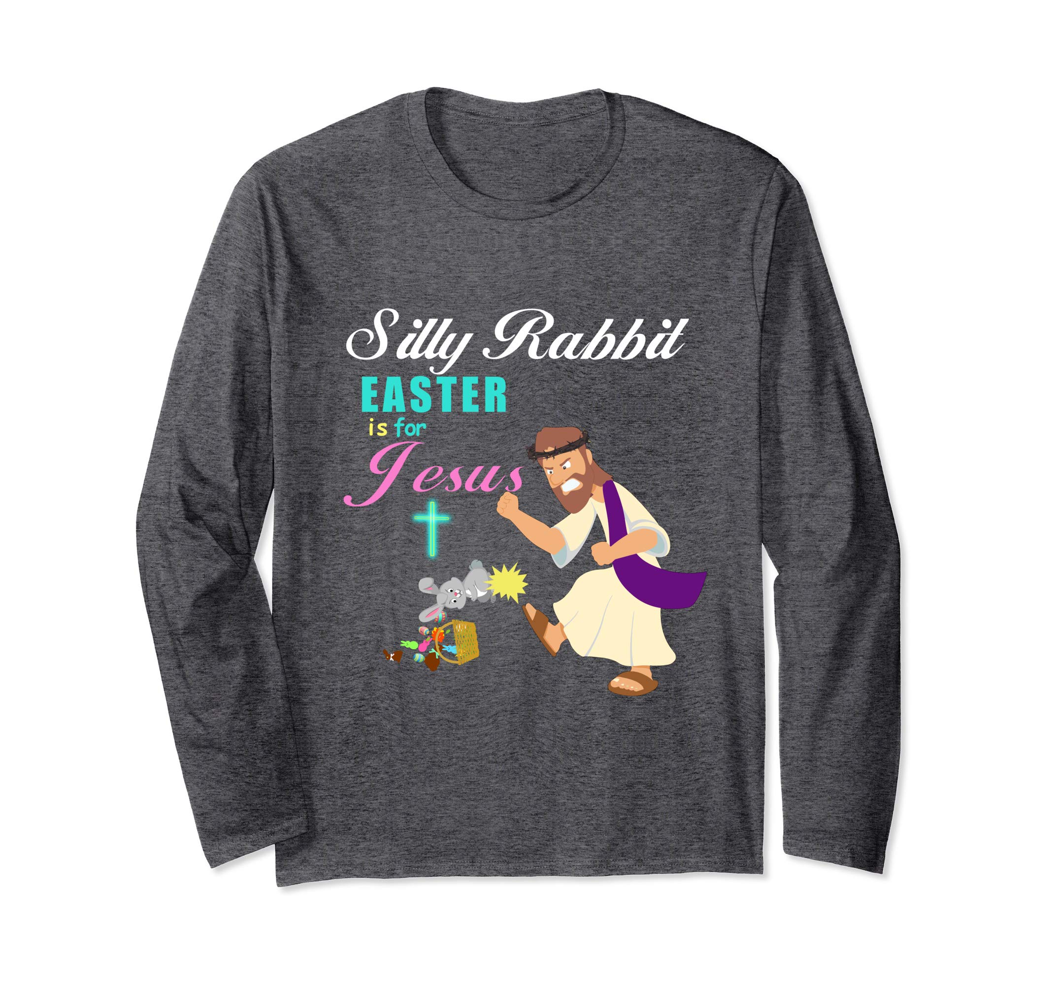 Silly Rabbit Easter is for Jesus Angry Jesus T shirt