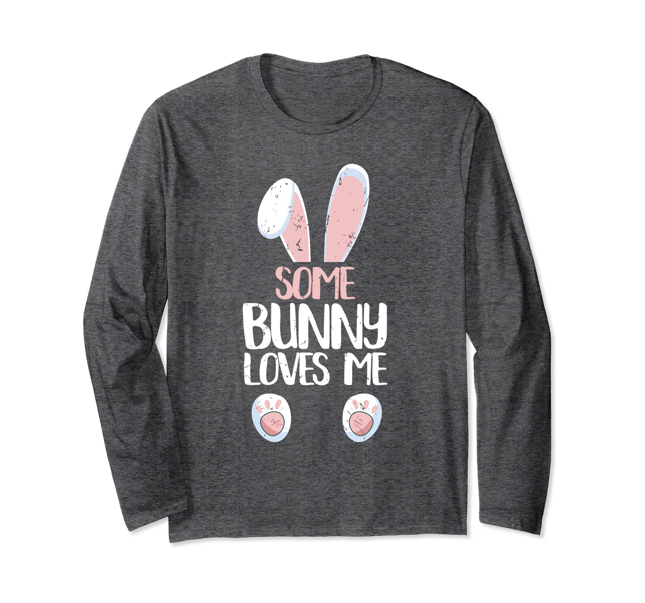Some Bunny Loves Me Cute Easter Couple Gift Sleeves Shirt