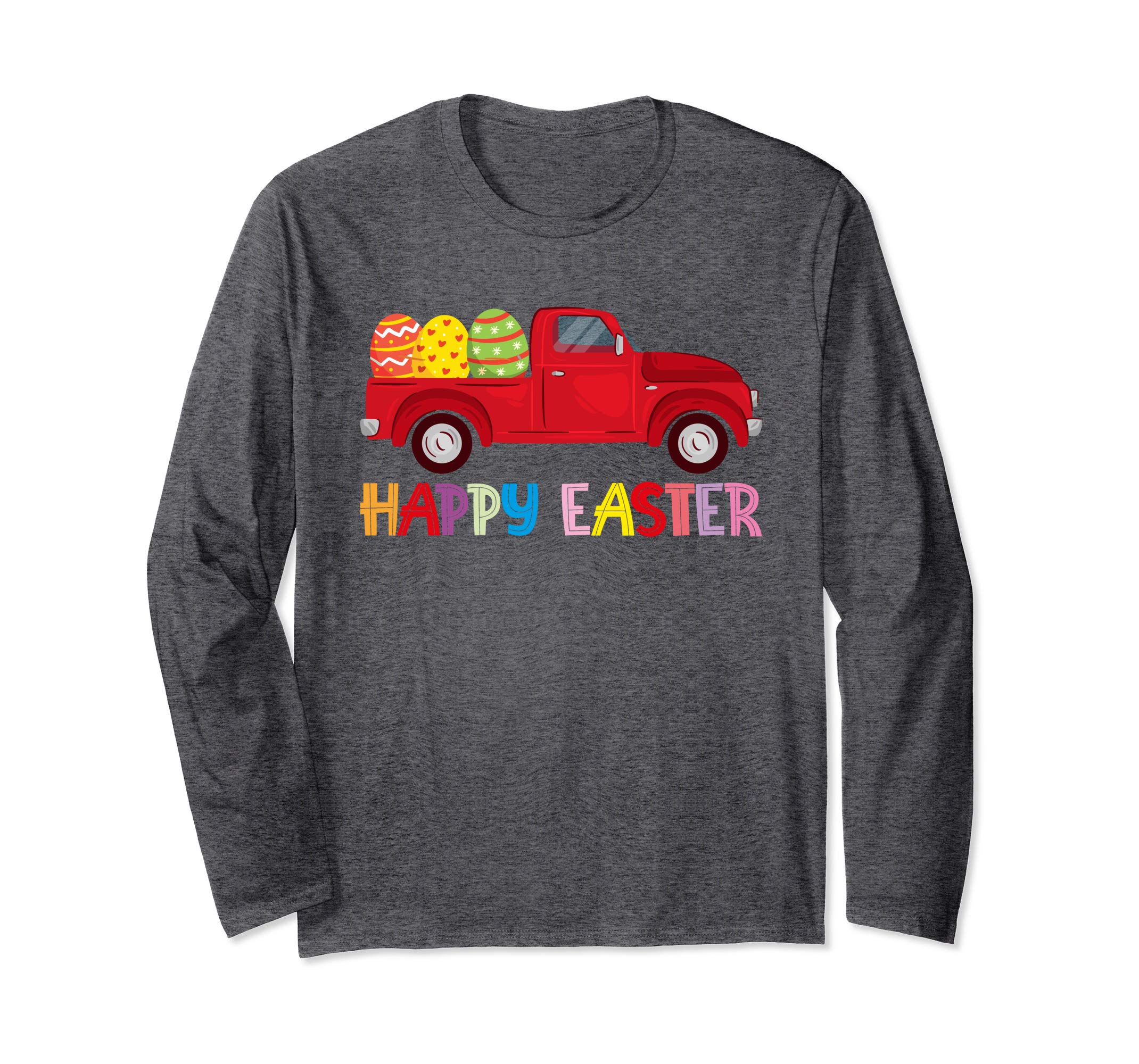 Happy Easter Truck Egg Hunt Is On Long Sleeve T Shirt Gift