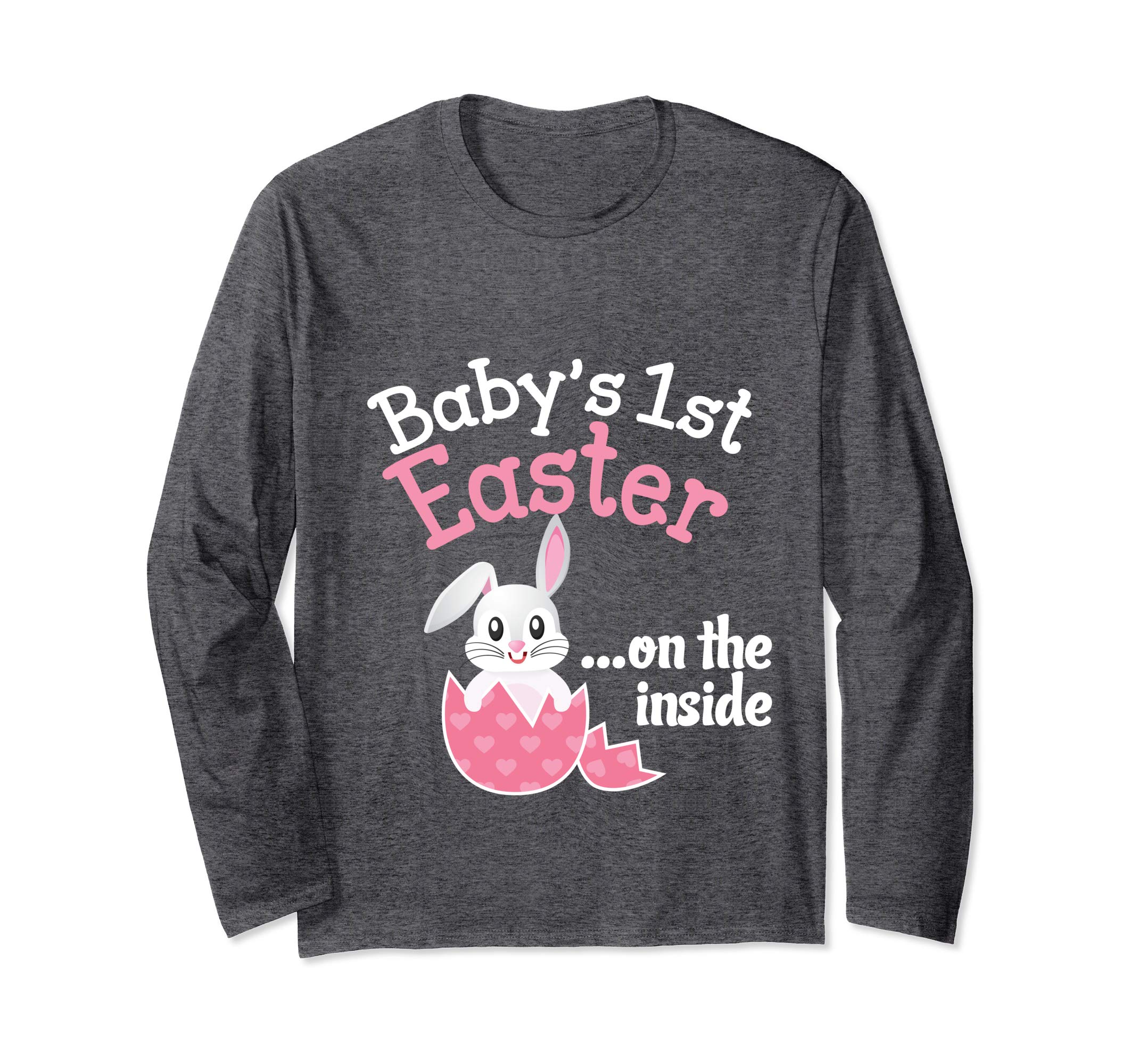 Baby 1st Easter On The Inside T-Shirt Pregnancy Announcement