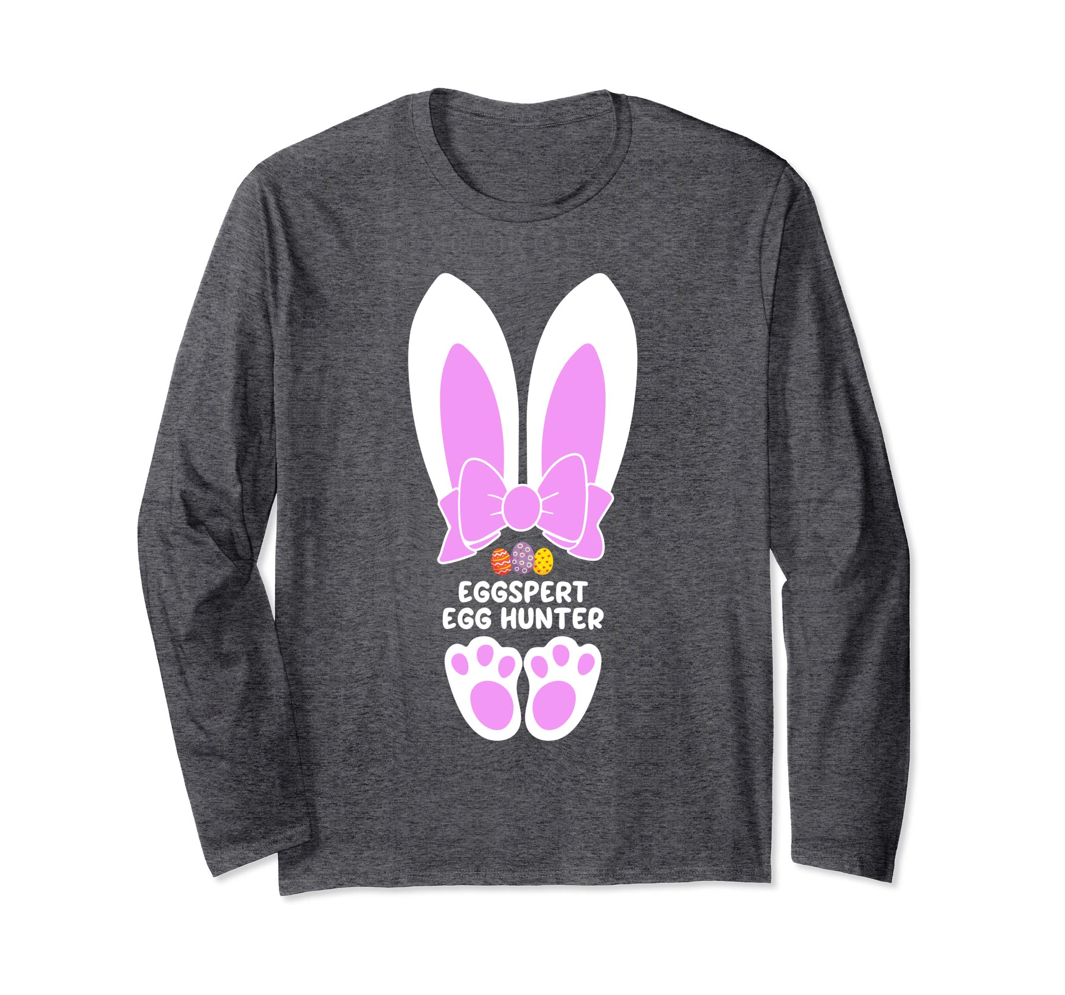 Eggspert Egg Hunter Happy Easter Long Sleeve T Shirt Gift