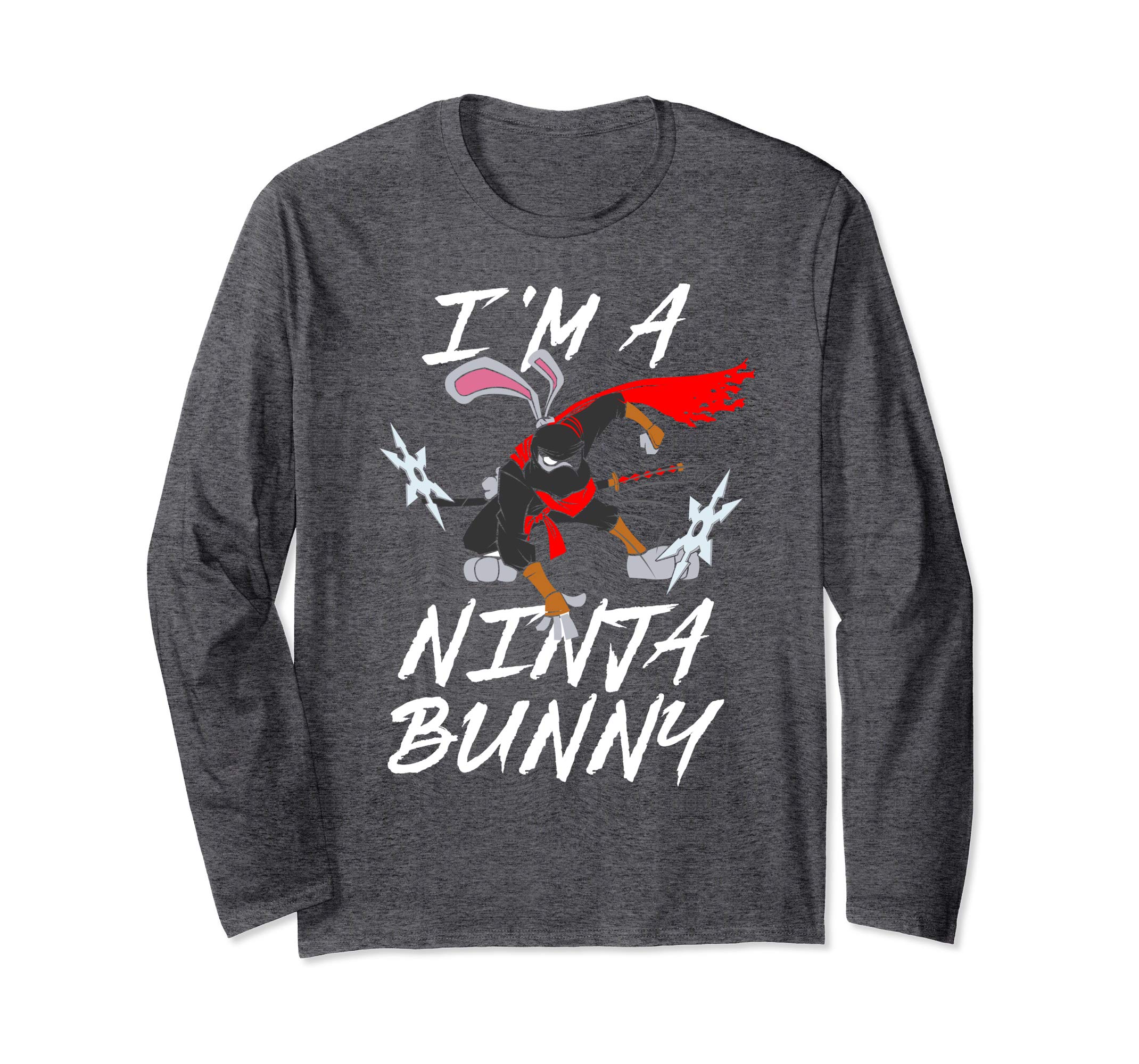Im a Ninja Bunny Easter Sunday Egg Hunt Longsleeve Shirt Boy
