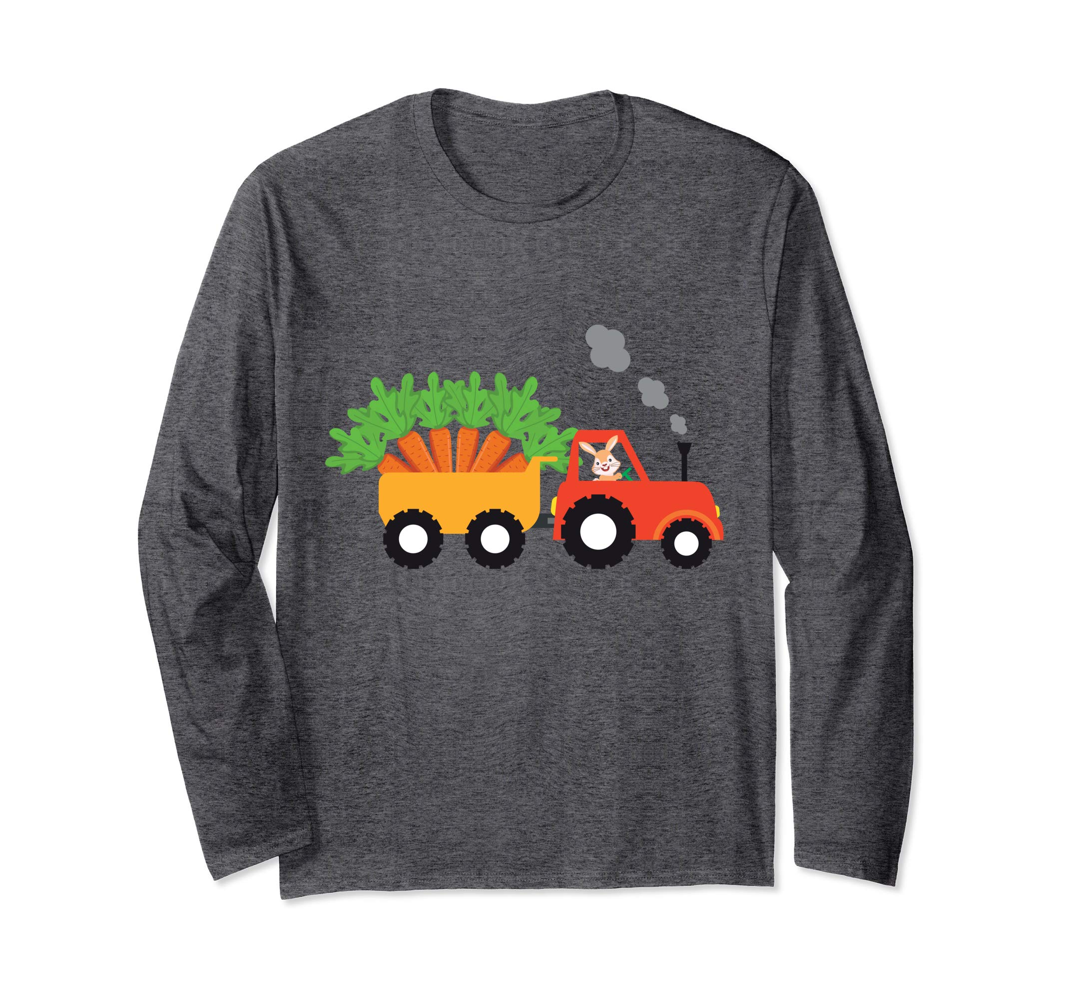 I'm Cute Bunny Tractor Carrying Carrots Easter Day T-Shirt