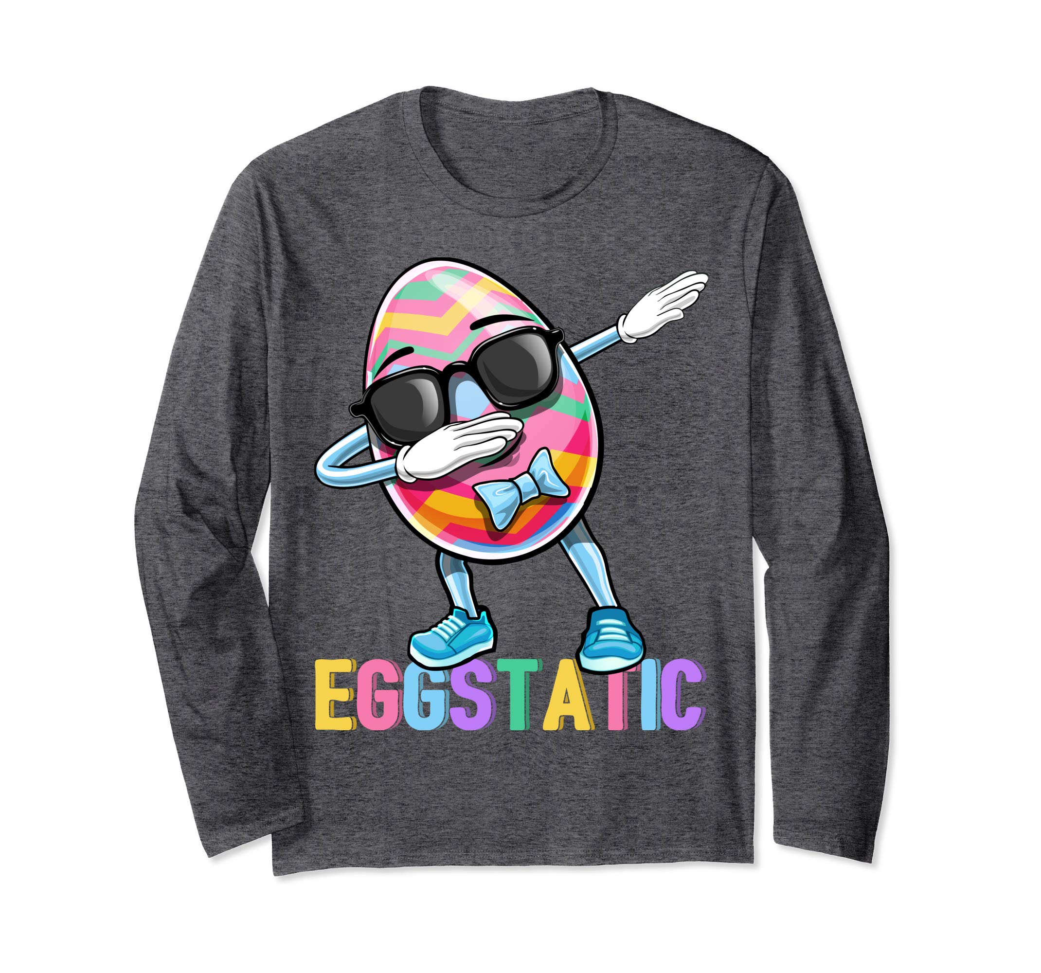 Eggstatic Dabbing Easter Egg Long Sleeve Shirt Gift Women