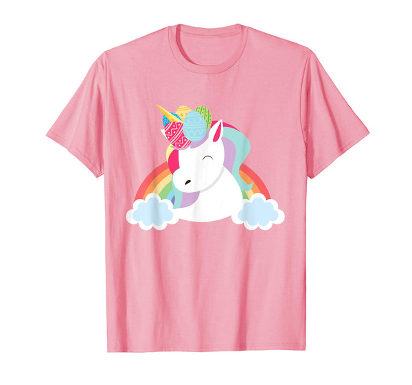 Cool Unicorn With Easter Eggs On Horn Outfit Shirt Gift