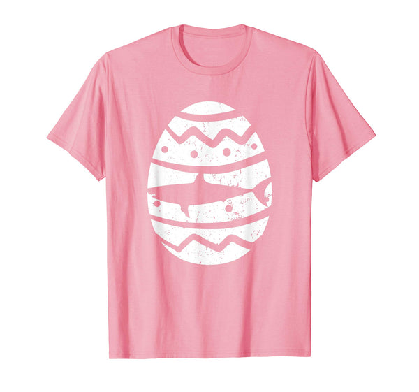Vintage Shark Easter Egg T-Shirt Shark Easter Gift