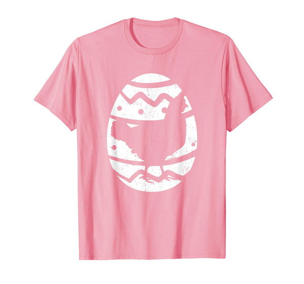 Vintage Chicken Happy Easter Egg T-Shirt Bunny Easter Gift