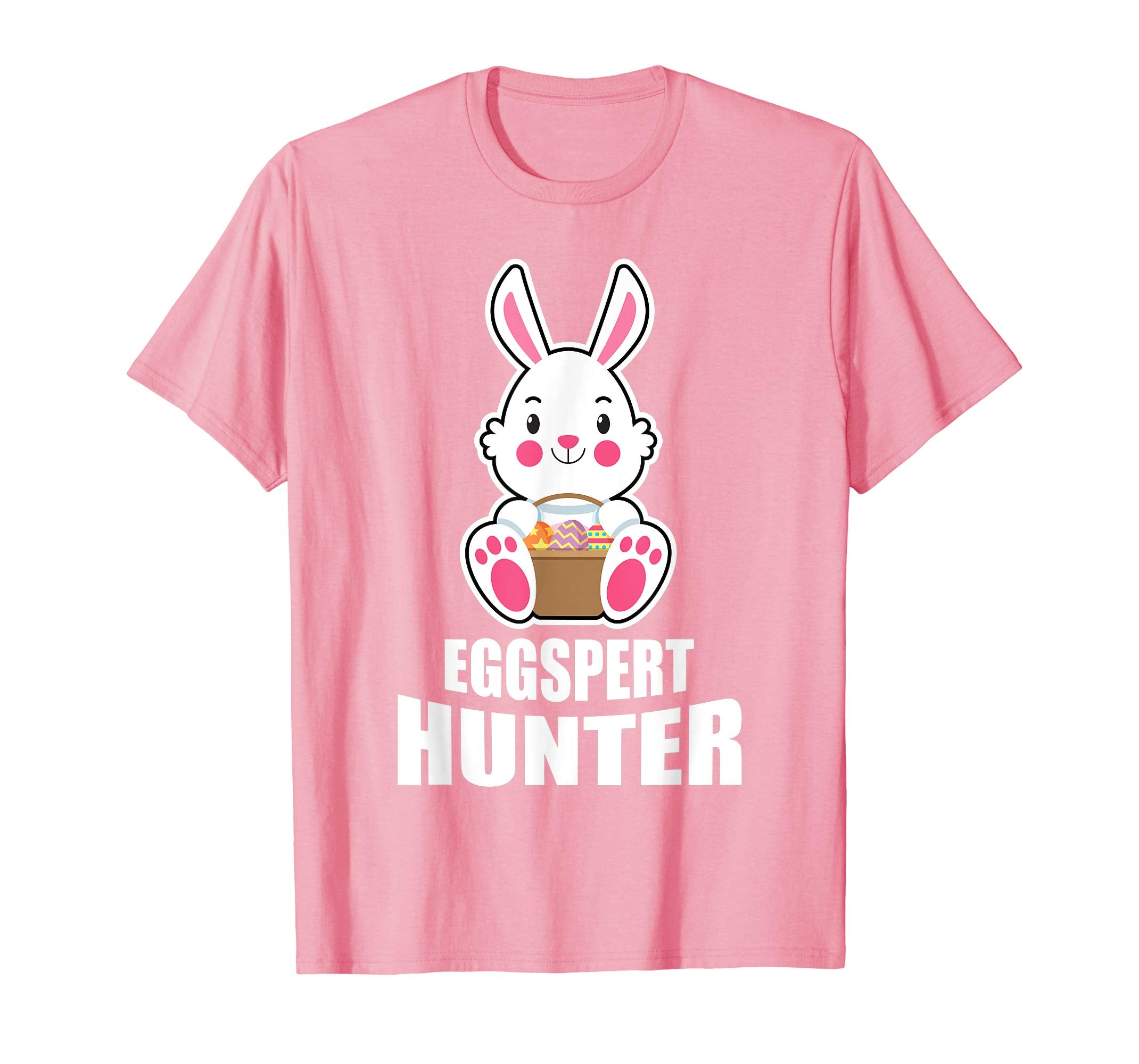 Funny Eggspert Hunter T-Shirt Easter Bunny Gift Tee
