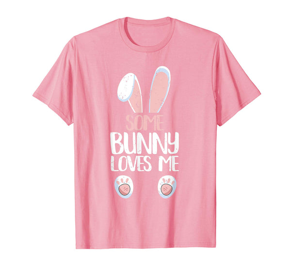 Some Bunny Loves Me Cute Easter Couple Gift T-Shirt