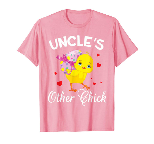 Hearts Chick With Big Easter Egg Shirt Uncle's Other Chick