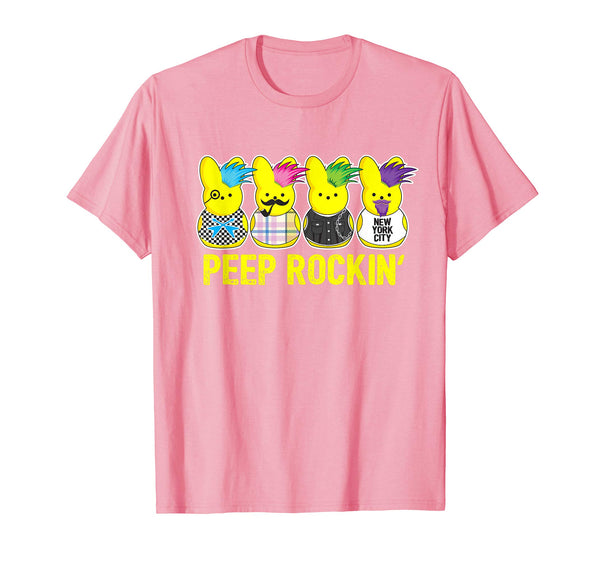 Peep Rockin' Peeps shirt Easter Gift Egg Hunt T-shirt NYC