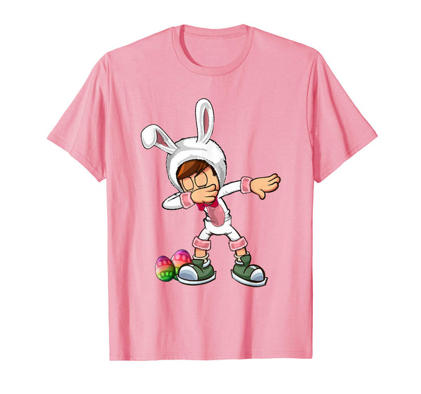 Easter Bunny Kid Dabbing Shirt Funny Easter Gift Boys Girls