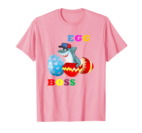Easter Shark Shirt For Kids Boys Girls Cute Easter Shark Egg