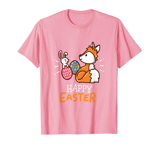 Happy Easter Fox shirt with bunny - Gift for Kids
