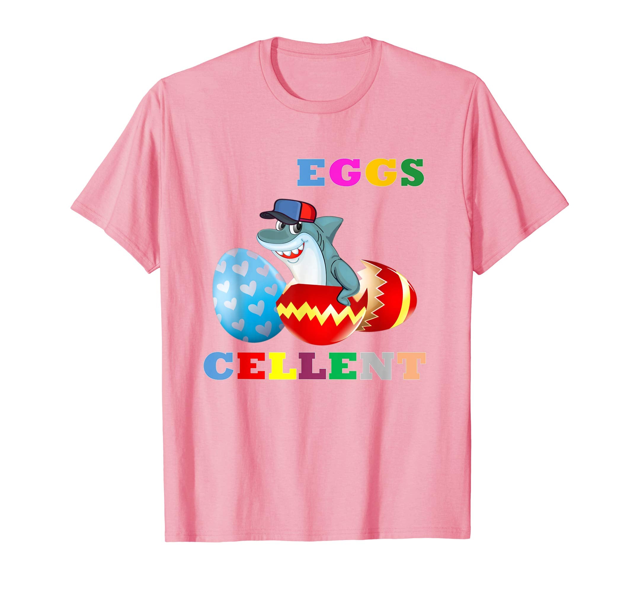 Easter Shark Shirt For Kids Cute Easter Shark Eggs Cellent