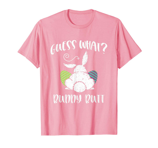 Guess What Bunny Butt Funny Easter Gift Distressed T-Shirt
