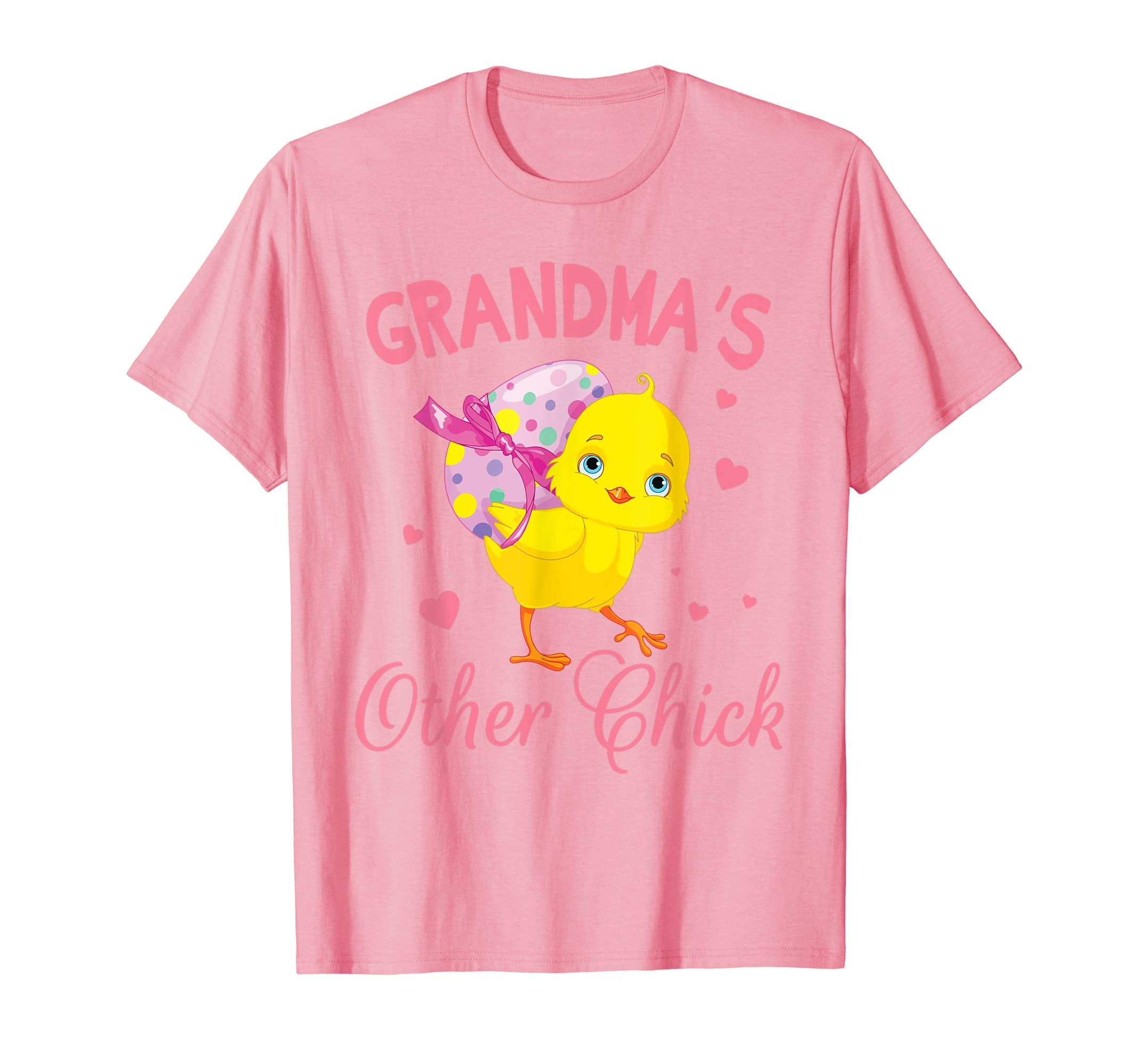 Hearts Chick With Big Easter Egg Shirt Grandma's Other Chick
