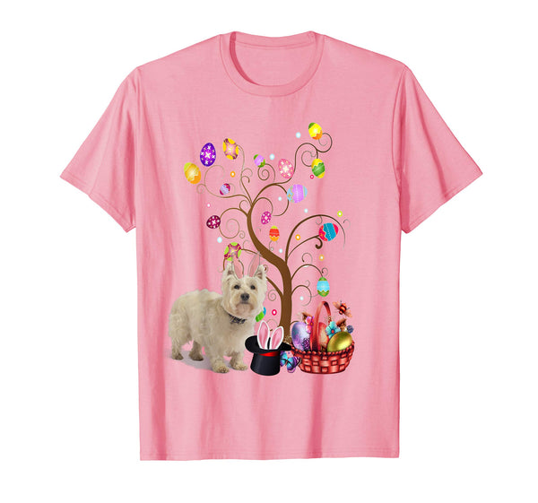 Bunny Cairn Terrier Easter Day Hunting Egg T-Shirt Mom Gift