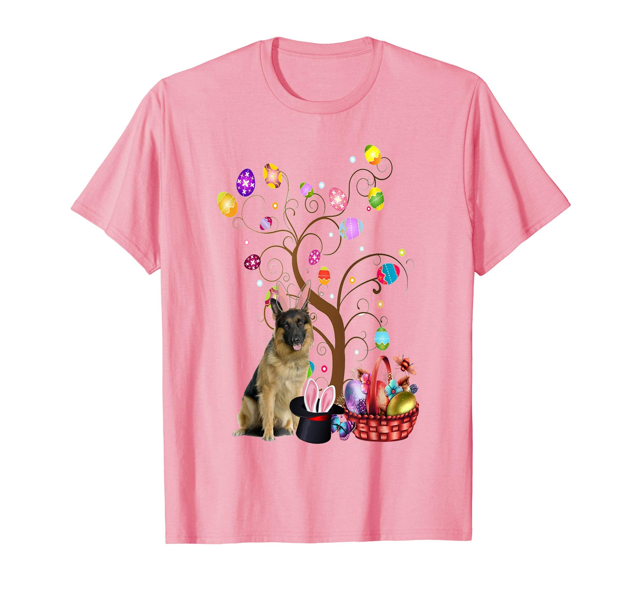 Bunny German Shepherd Easter Day Hunting Egg TShirt Mom Gift