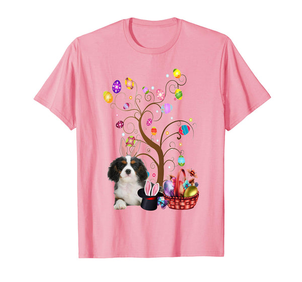Bunny Cavalier King Charles Spaniel Easter Hunting Egg Shirt