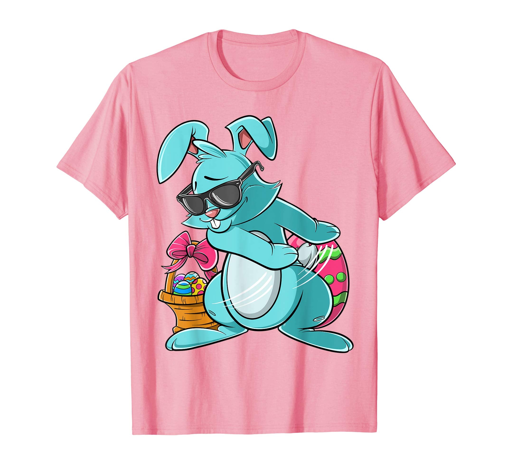 Flossing Bunny Easter T Shirt Gift for Boys Girls Adults
