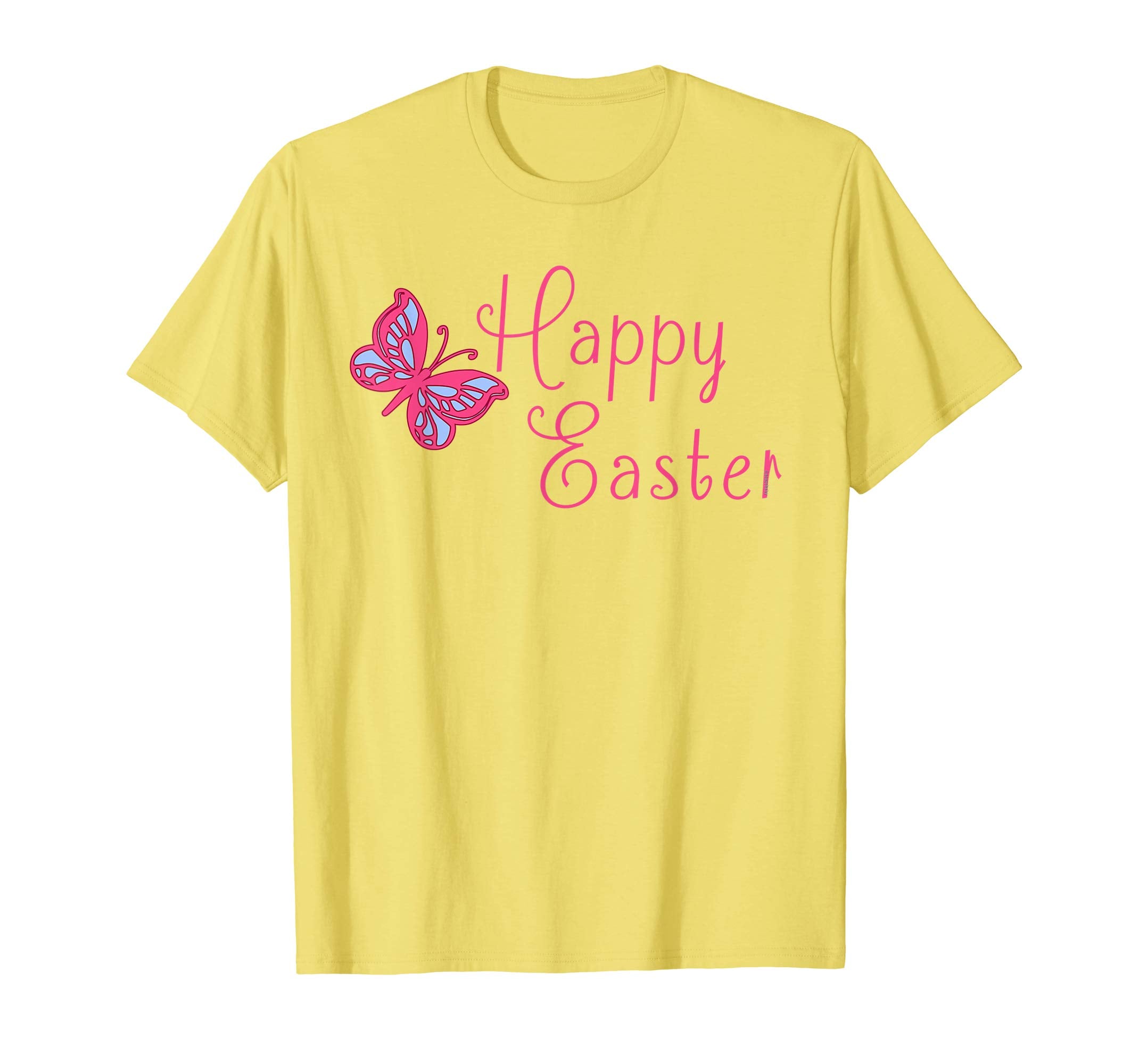 Happy Easter Tshirt with Butterfly