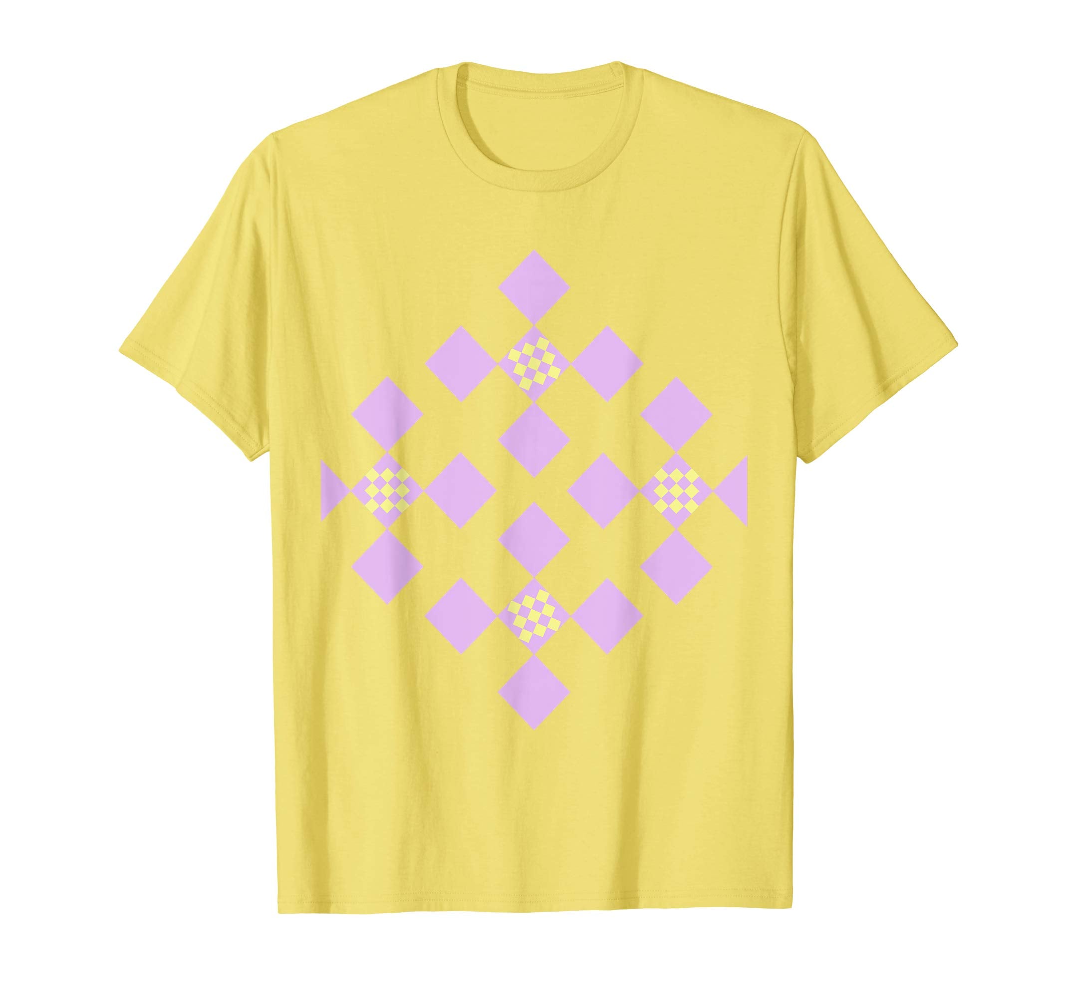 Easter Argyle Lavender Pastel Diamond Shape T-Shirt