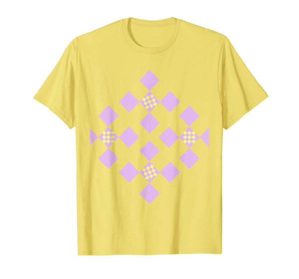 Easter Argyle Lavender Pastel Diamond Shape T-Shirt