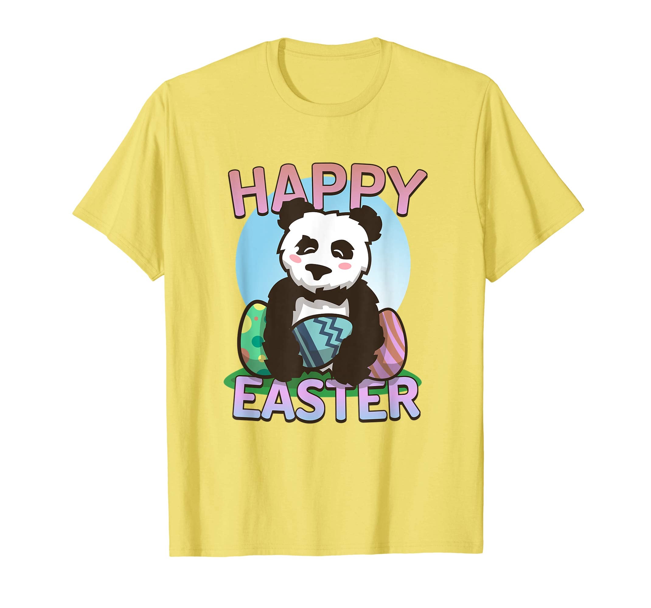 Happy Easter 2019 Panda Cute Gift T Shirt boys girls