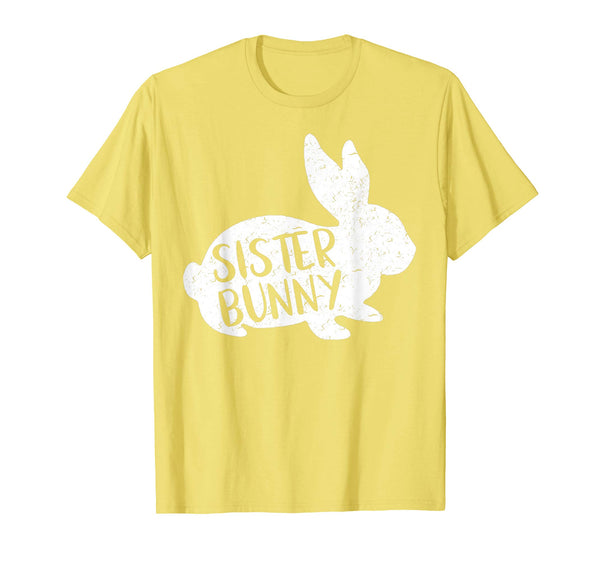 Sister Bunny T-Shirt Cute Matching Family Easter Shirt