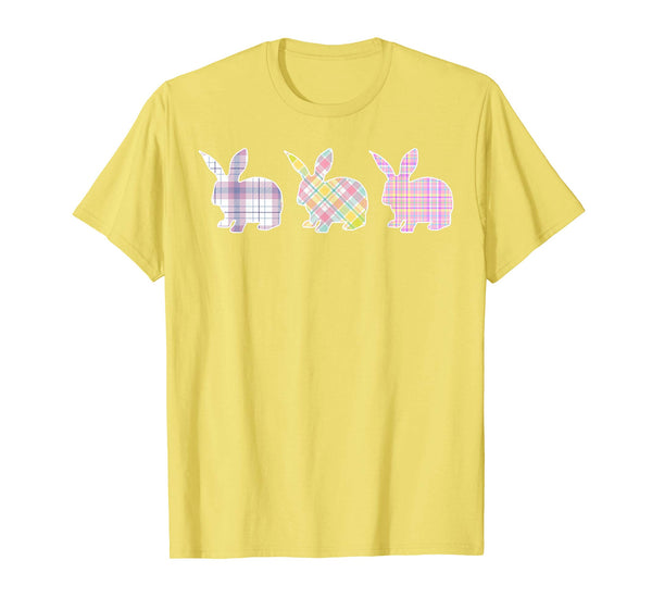 Cute Peeps- Bunny Easter Plaid -Happy Easter T shirt Gift
