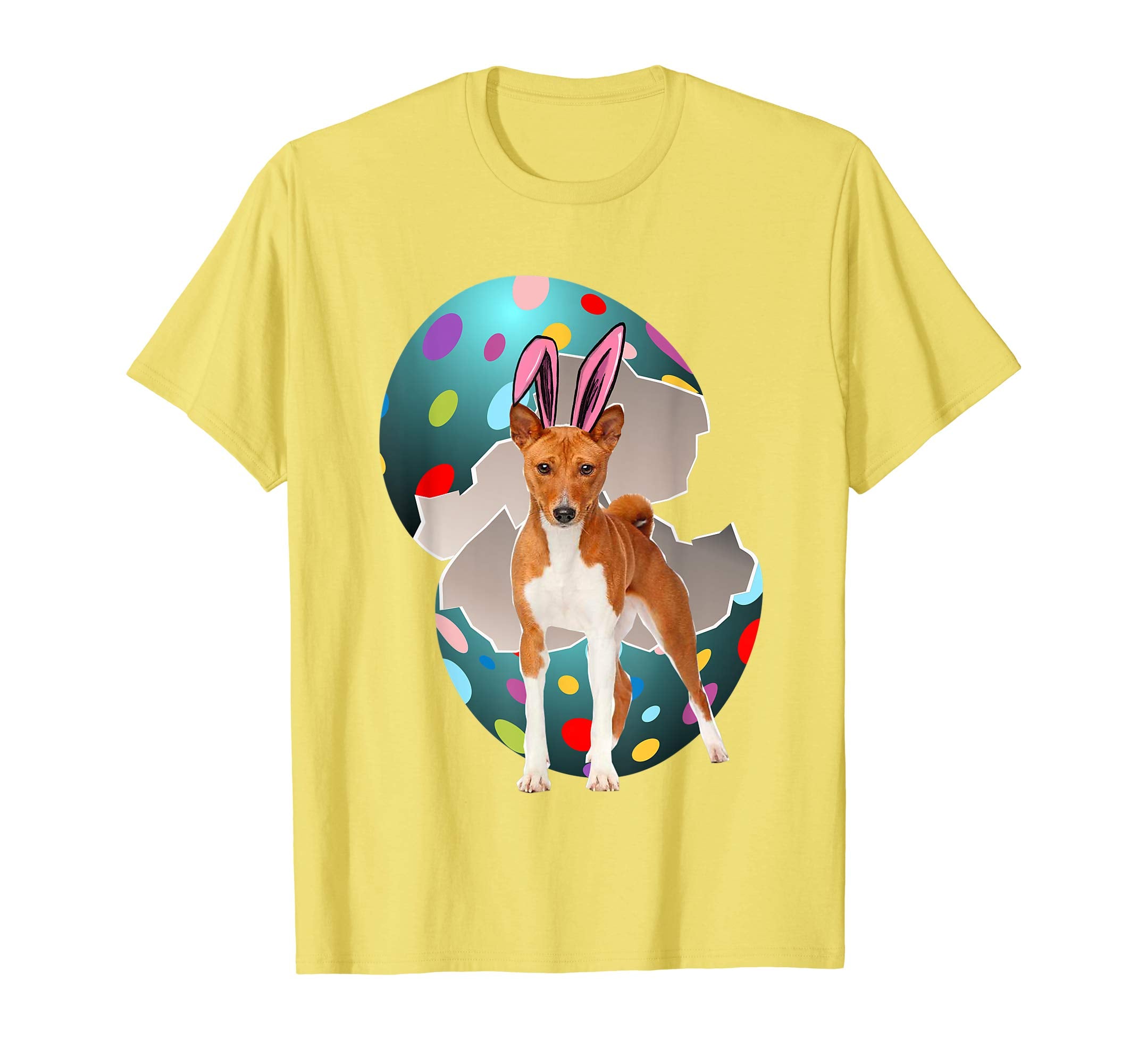 Basenji Dad Mom Easter Day Gift T shirt