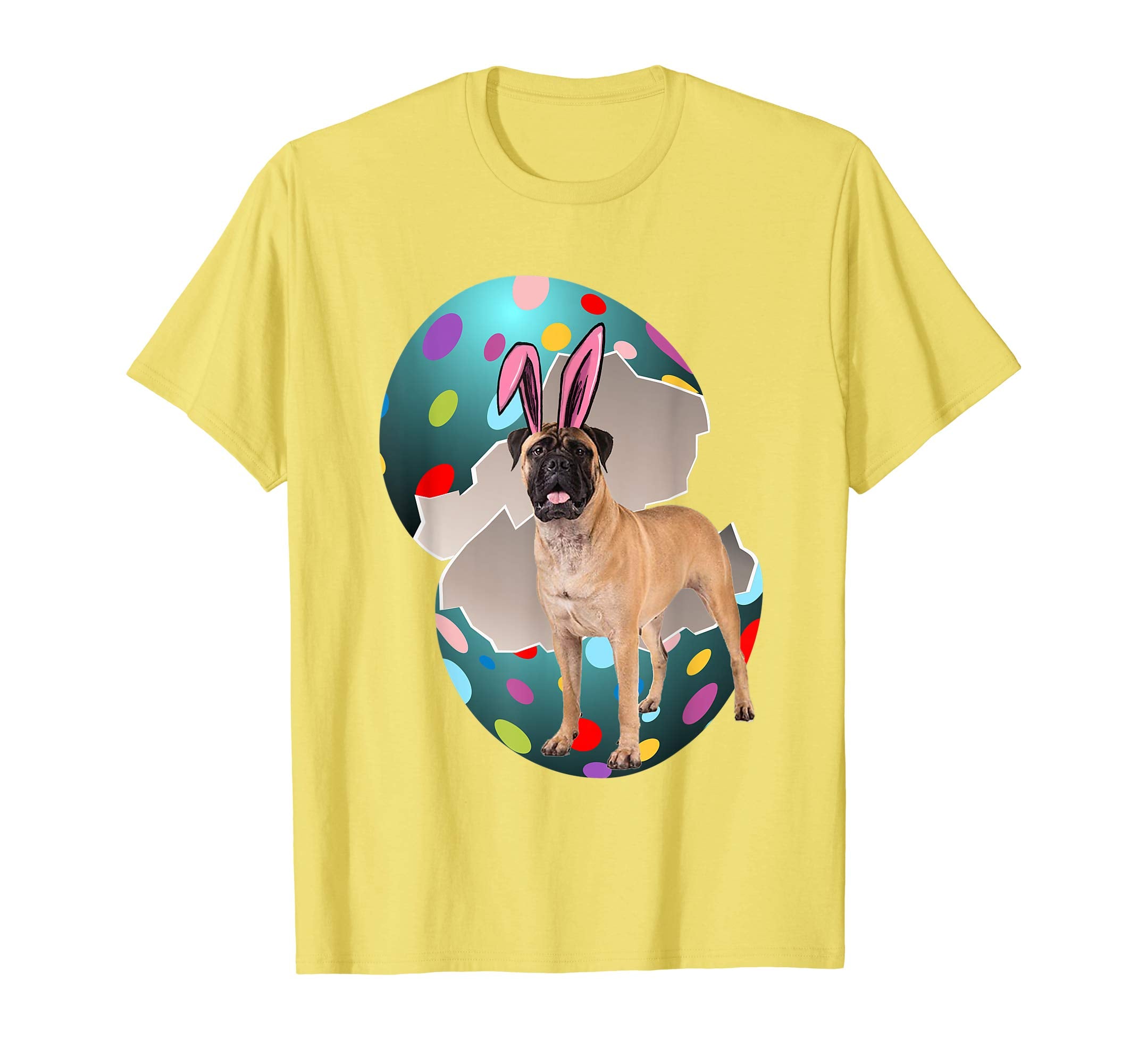 Bullmastiff Dad Mom Easter Day Gift T shirt