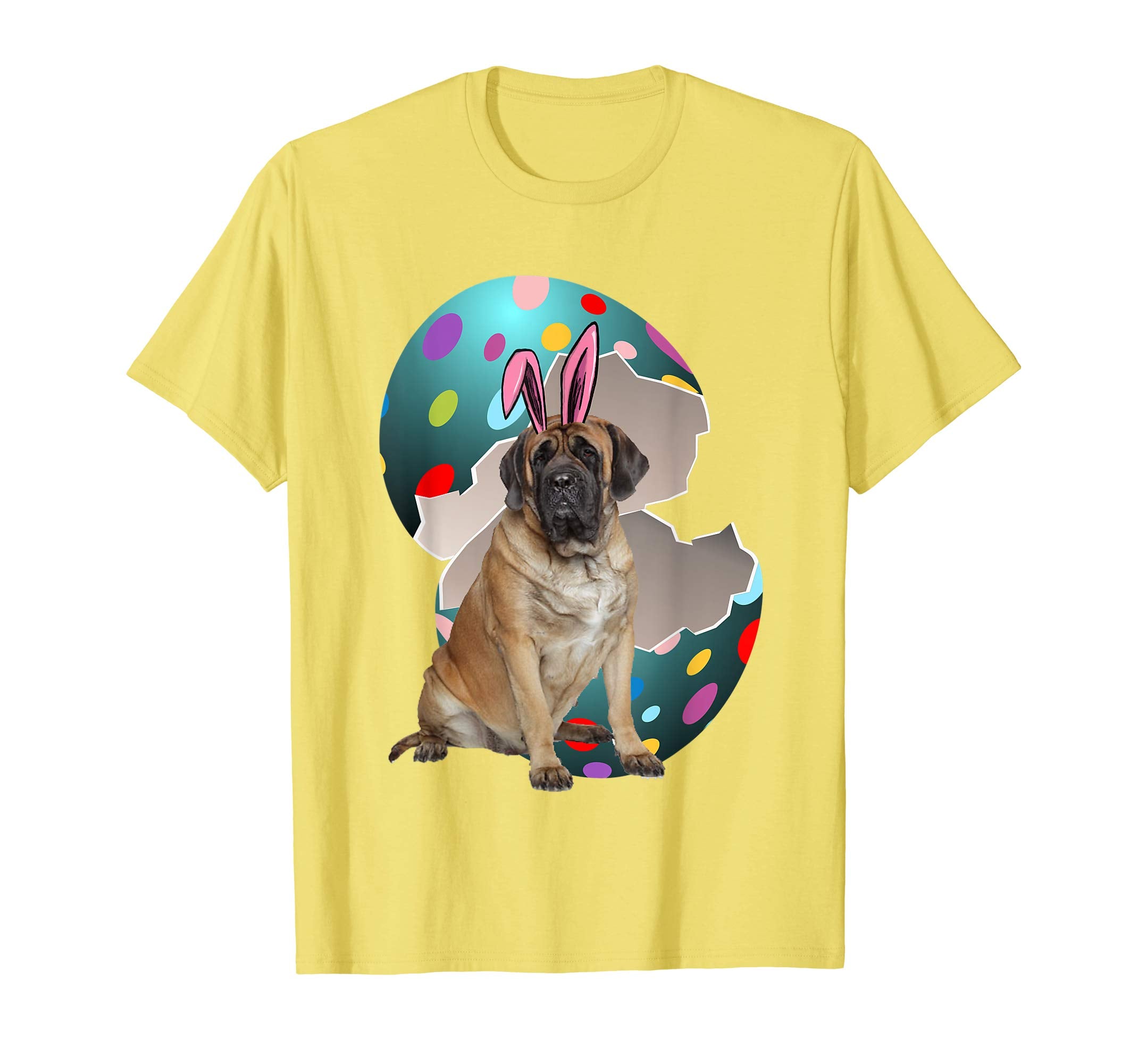 English Mastiff Dad Mom Easter Day Gift T shirt