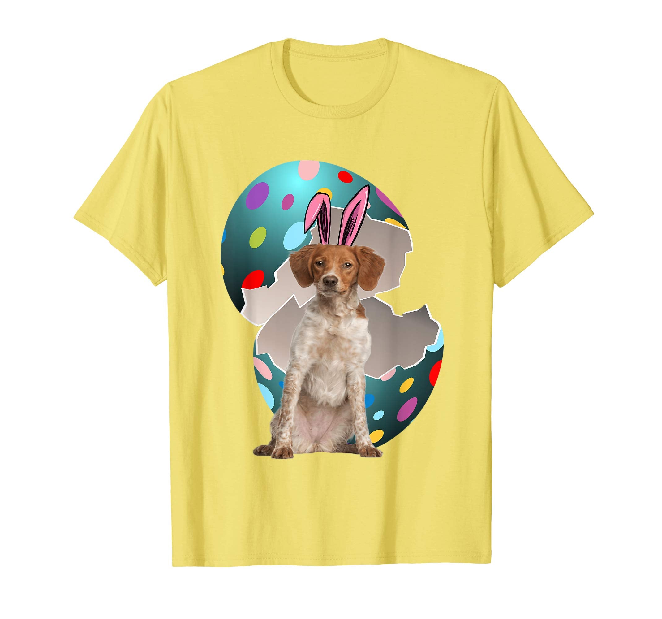 Brittany Spaniel Dad Mom Easter Day Gift T shirt