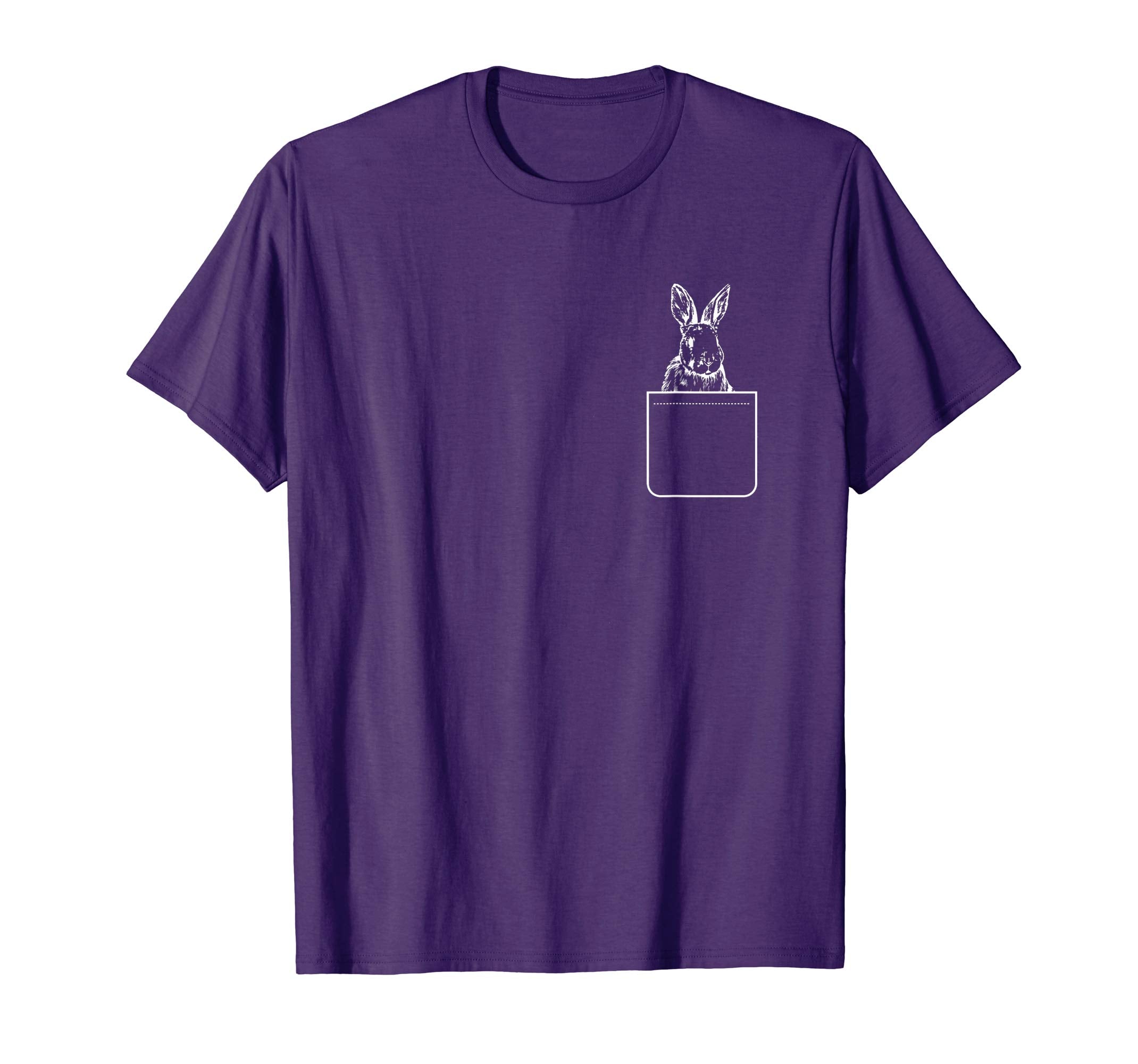 Bunny In Your Pocket Animal Easter Rabbit Kids Tshirt