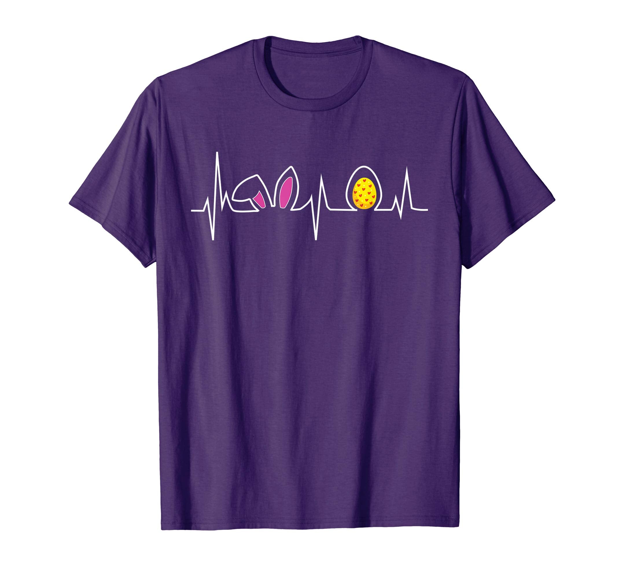 Heartbeat Easter Bunny and Egg T-shirt, Easter Nurse Shirt