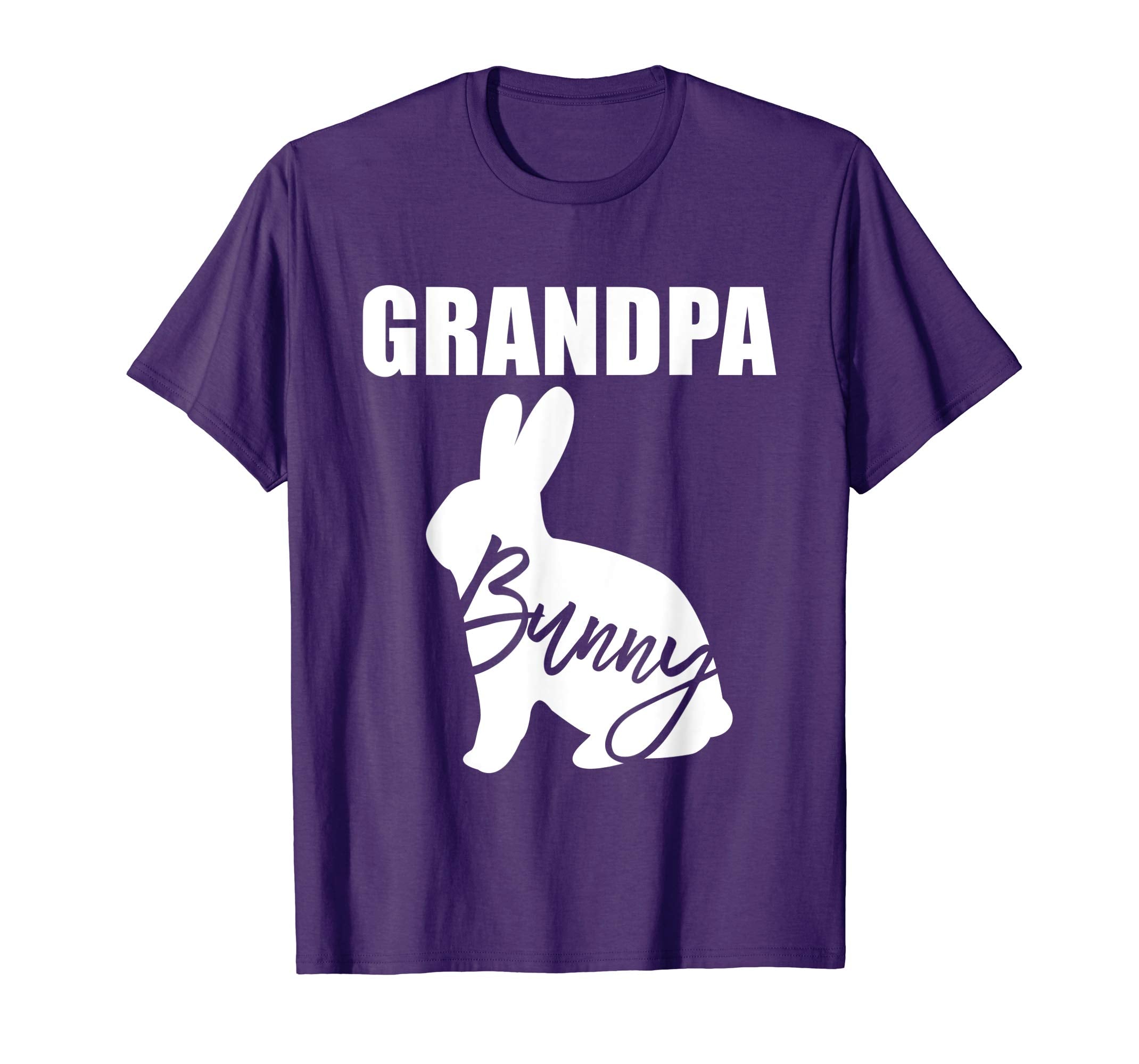 Mens Grandpa Bunny T Shirt Easter Family Outfit Grandfather Gift