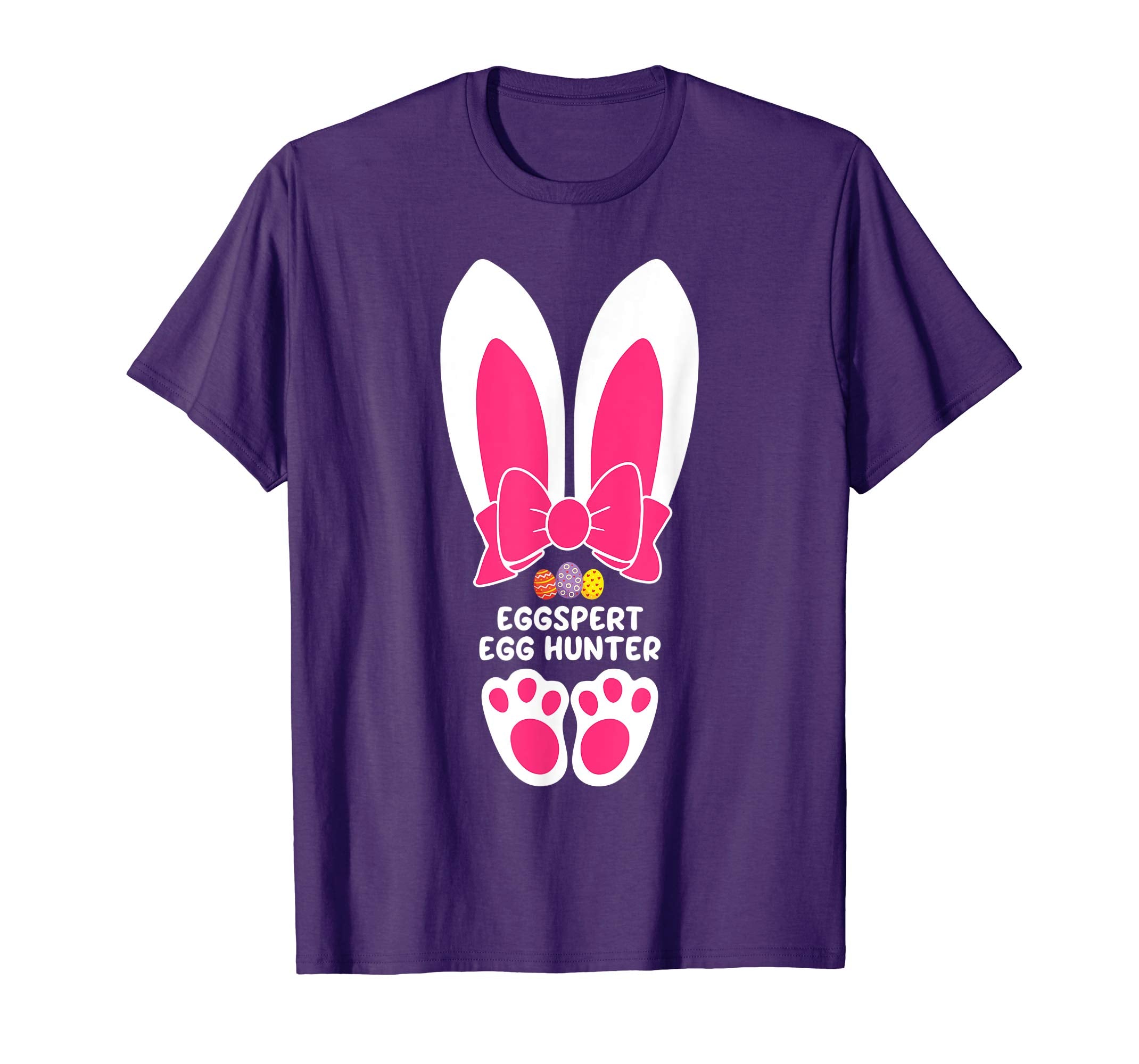 Eggspert Egg Hunter Happy Easter Kids Boys Girls T Shirt