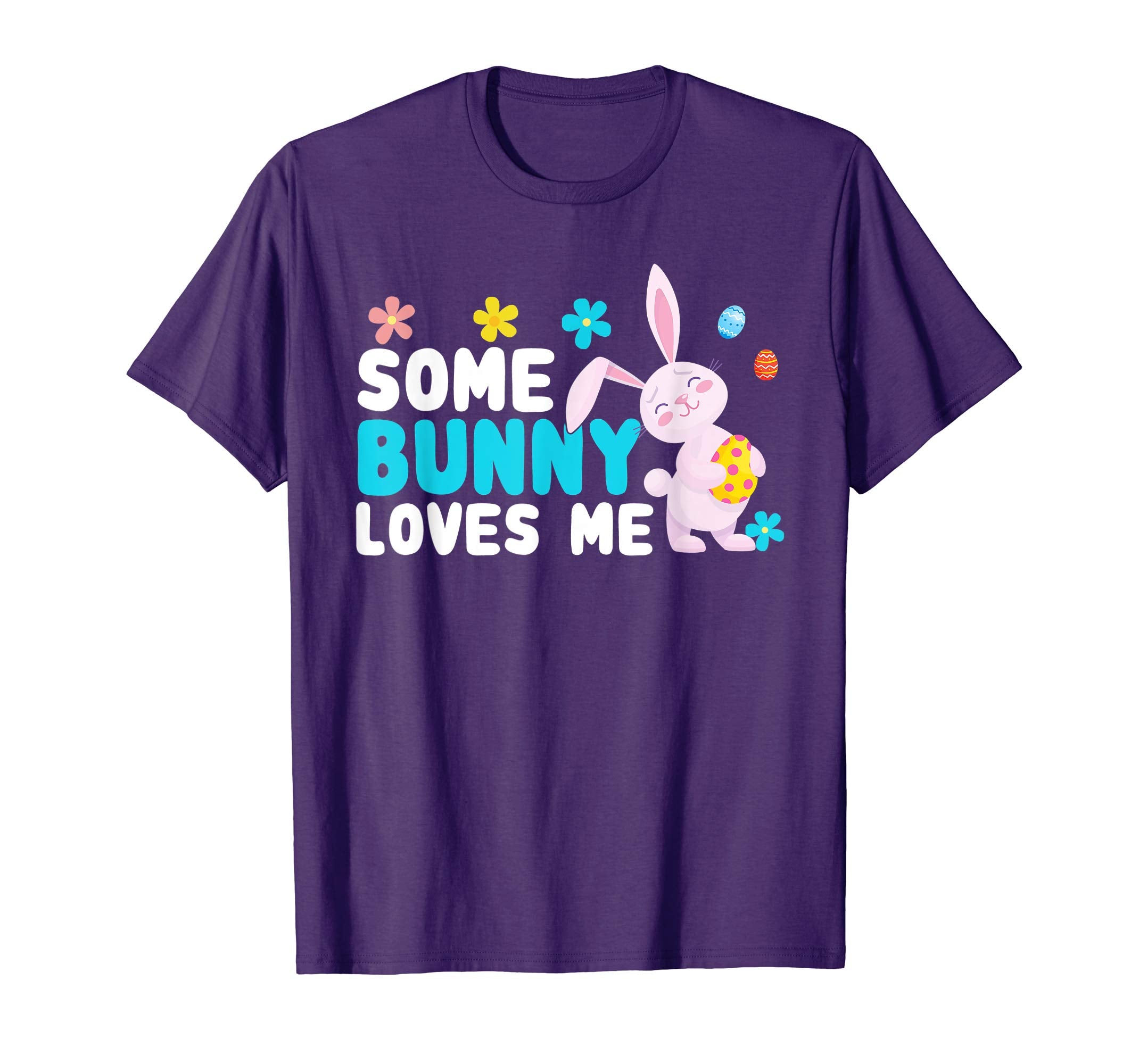 Easter T-Shirt Some Bunny Loves Me Cute Pun Rabbit