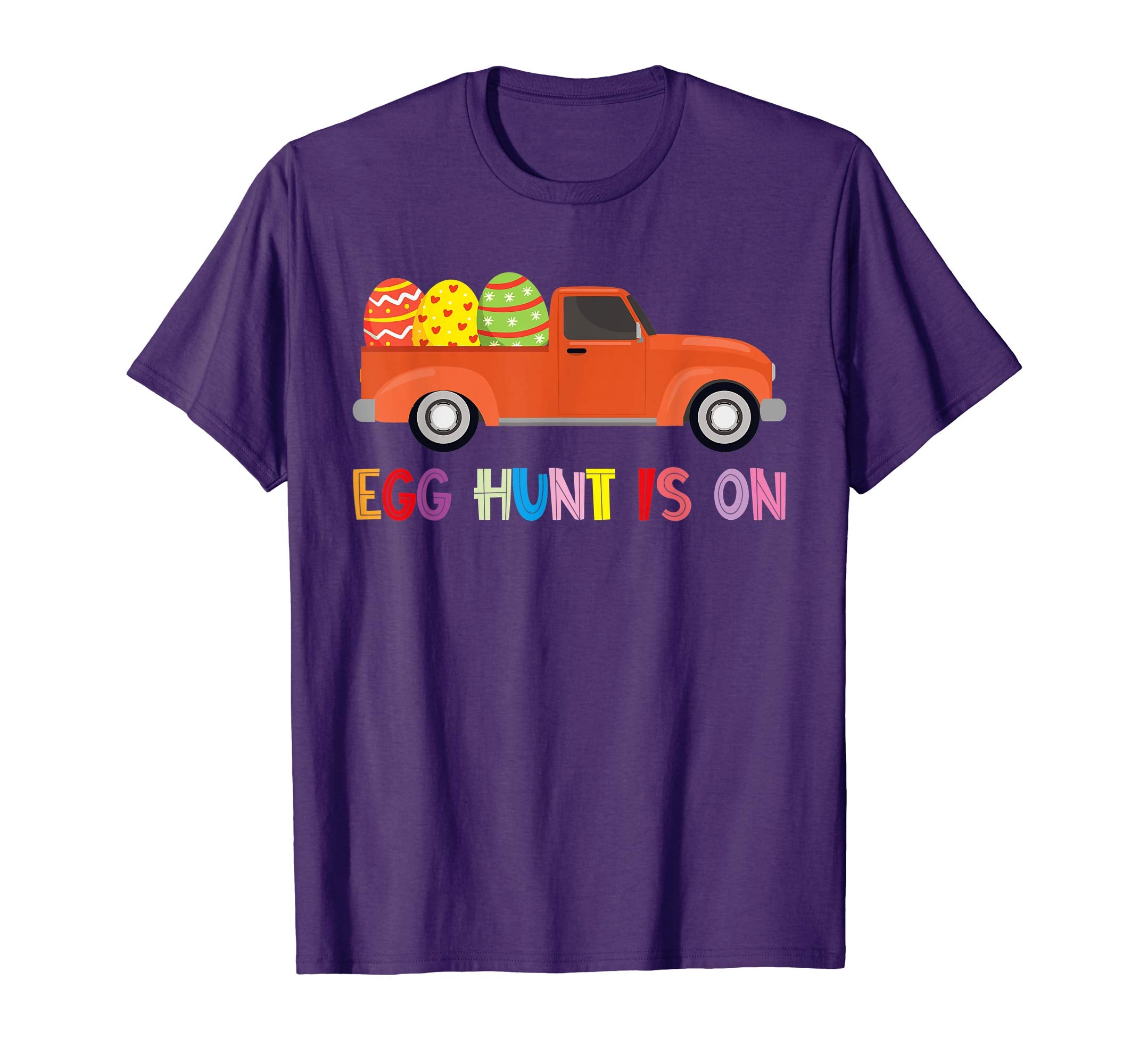 Happy Easter Truck Egg Hunt Is On Kids Boys Girls Shirt Gift