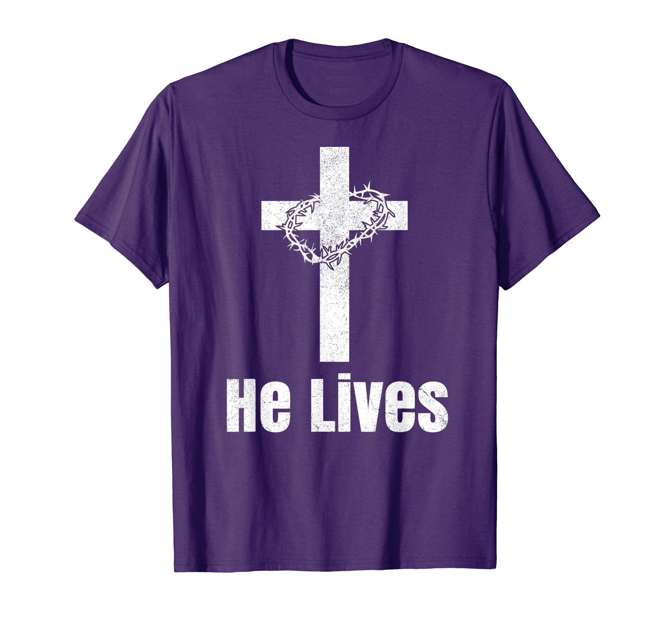 He Lives Easter Religious Christian Jesus Cross T Shirt