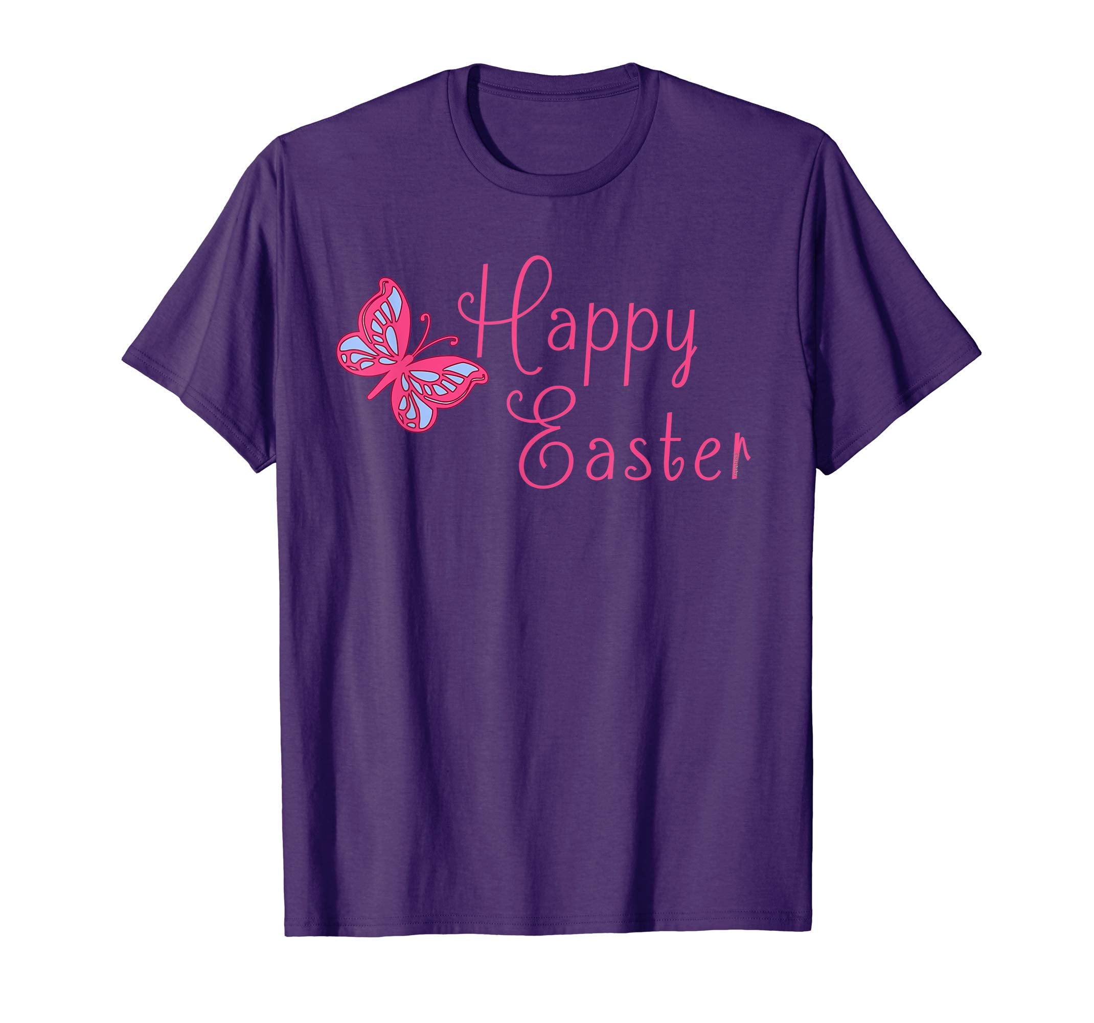 Happy Easter Tshirt with Butterfly